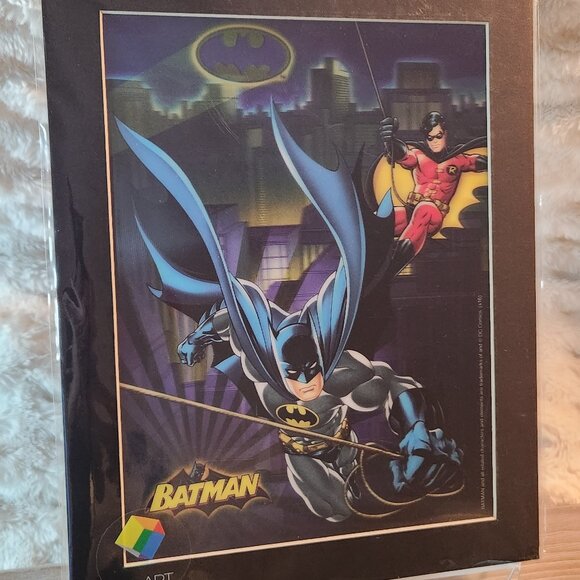 DC Comics Batman & Robin 3D Lenticular Lithograph Poster (2007) 3Dimensional Art - Picture 1 of 4